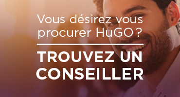 Vous désirez vous procurer HuGO? Trouvez un conseiller